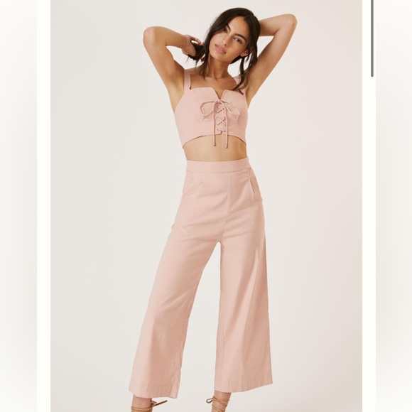 Anthropologie KRISSY CROPPED PANT SET - Picture 2 of 9
